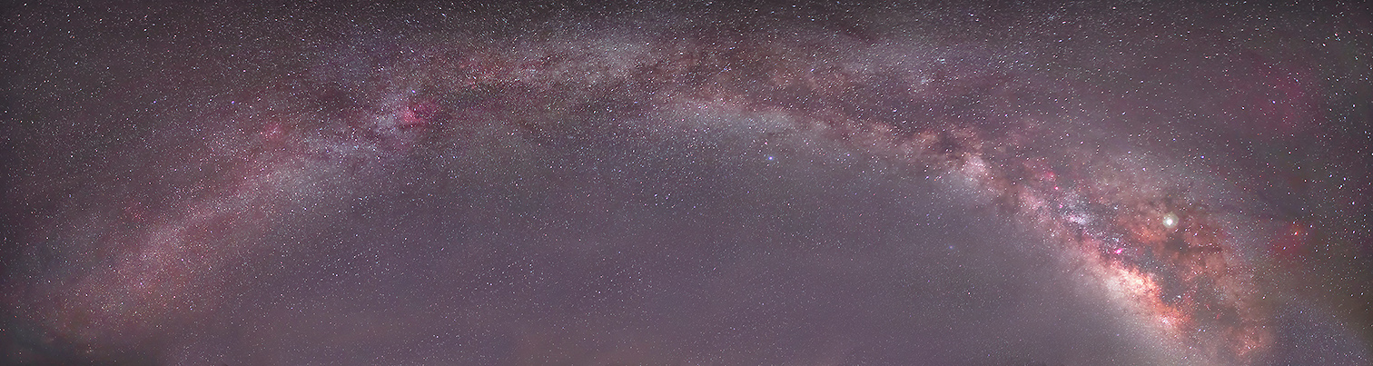 Milky Way arch over the Ojai Valley